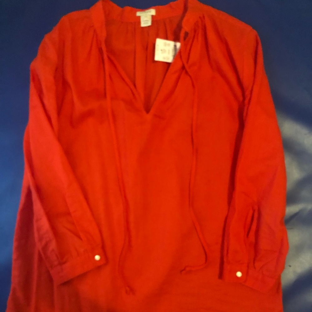 JCrew Linen Tunic XXS